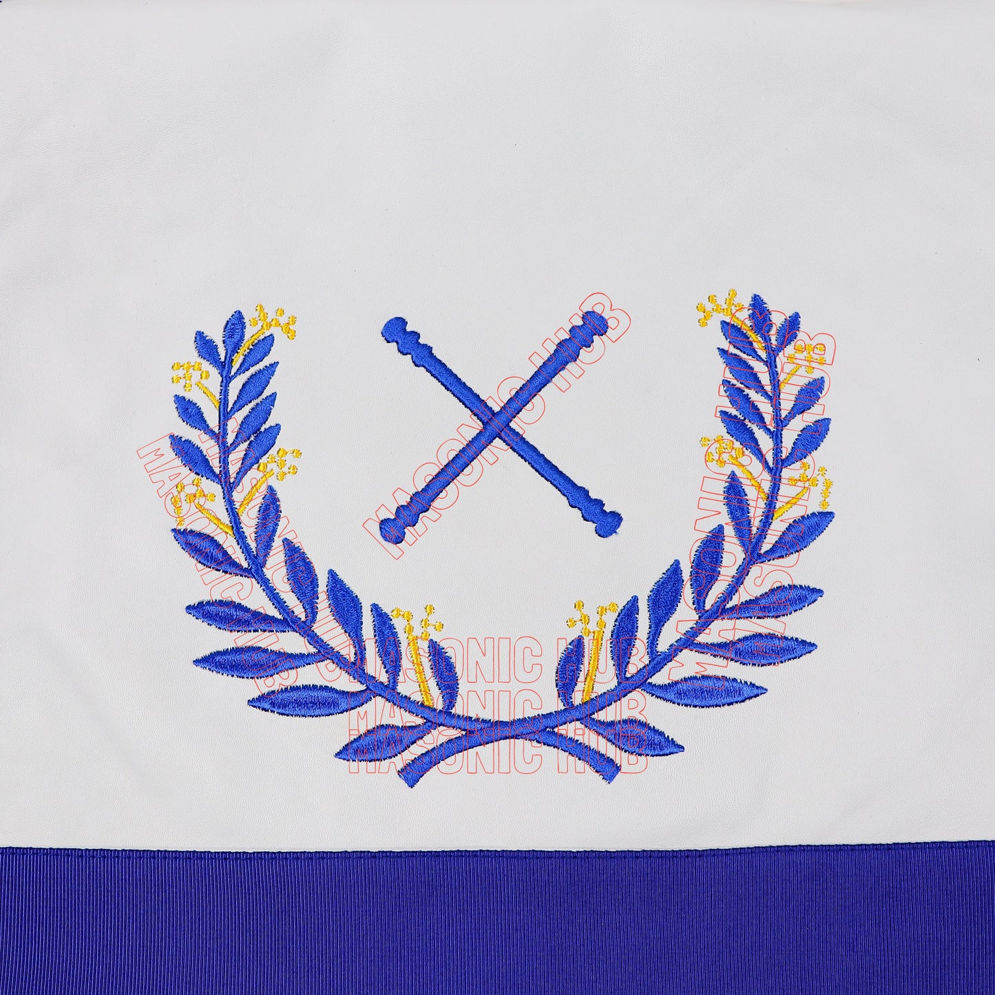 Masonic Regalia Blue Lodge Marshal Apron & Chain Collar with Jewel