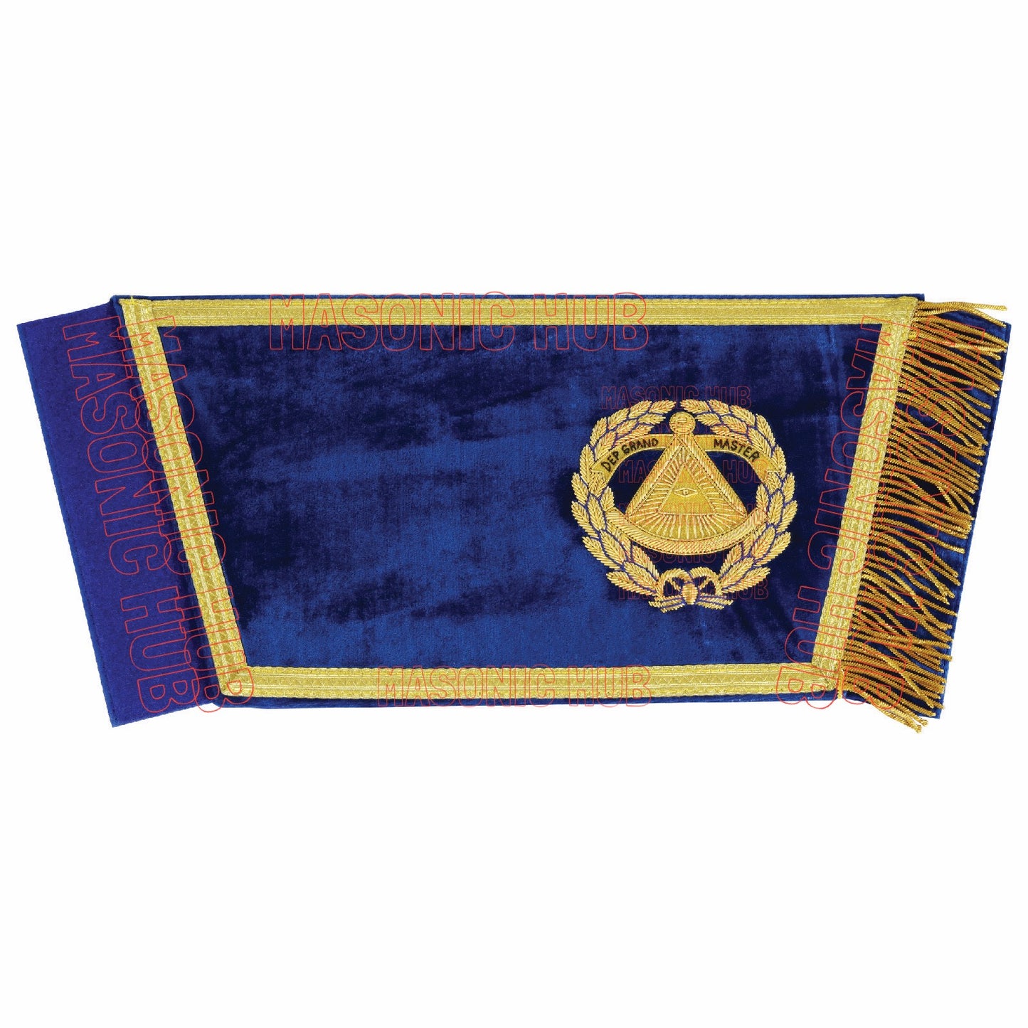 Masonic Regalia Deputy Grand Master Set – Lambskin Apron, Chain Collar & Cuff