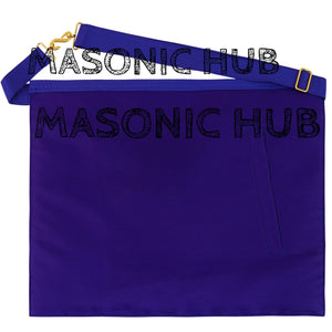 Handcrafted Masonic Scottish Rite AASR 14th Degree Apron – Perfect Elu Degree Regalia Masonic Hub