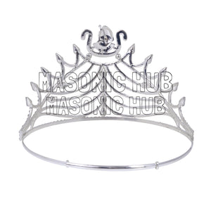 Masonic DOI Crown – Silver-Tone Daughter of Isis Regal Headpiece Masonic Hub