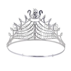 Masonic DOI Crown – Silver-Tone Daughter of Isis Regal Headpiece Masonic Hub