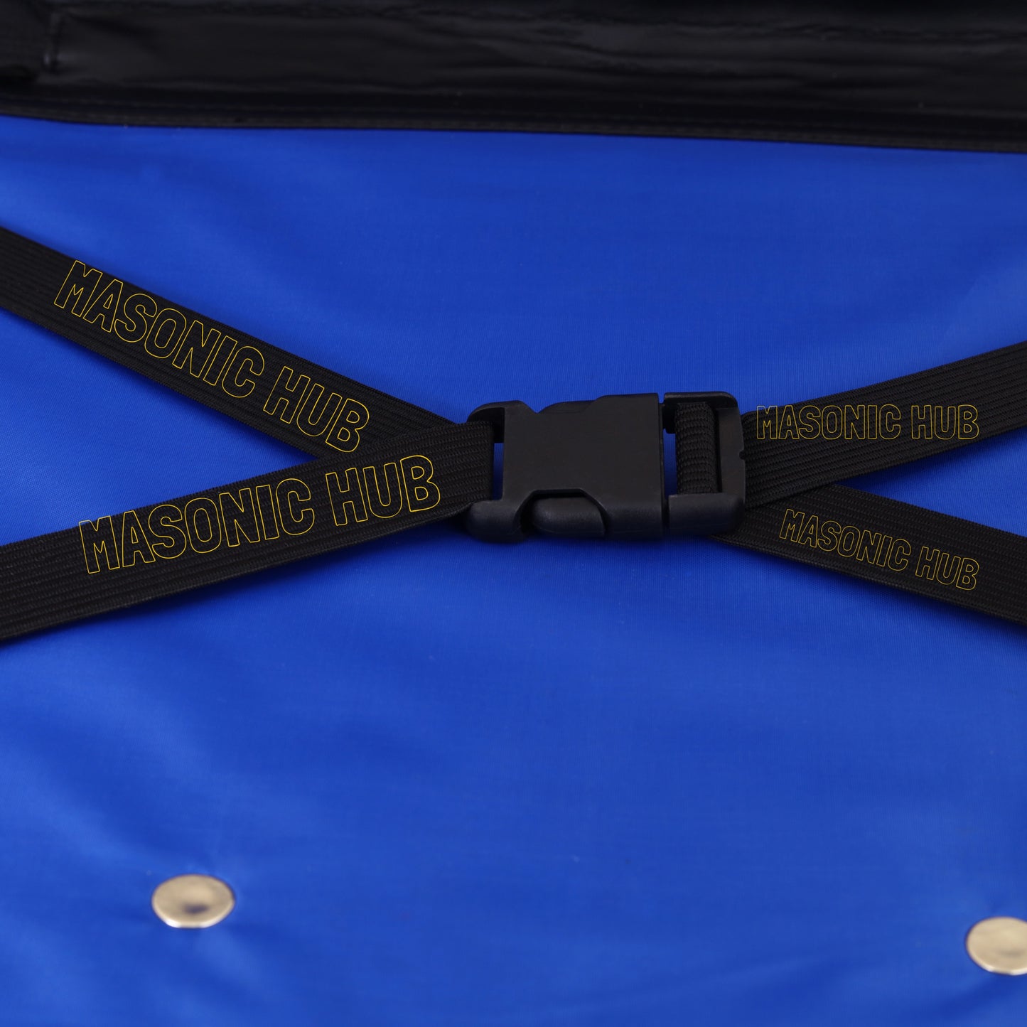 Masonic Hand-Embroidered Square & Compass Apron Case – Black