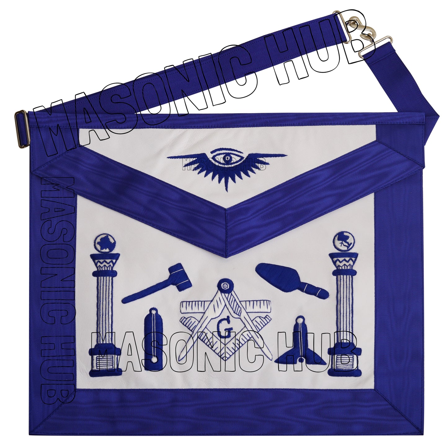 Handcrafted Lambskin Apron Masonic Master Mason Working Tools for Freemasonry