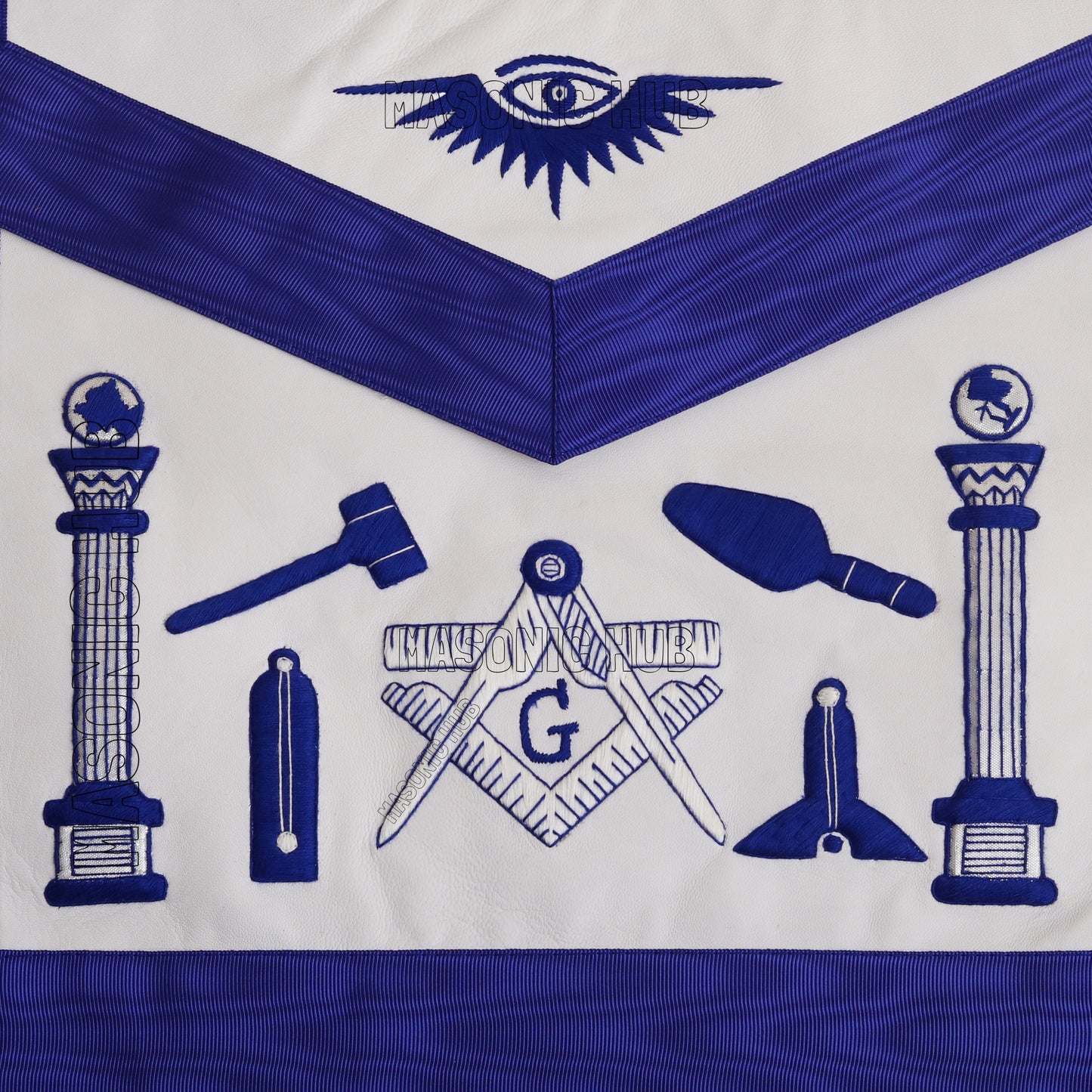 Handcrafted Lambskin Apron Masonic Master Mason Working Tools for Freemasonry