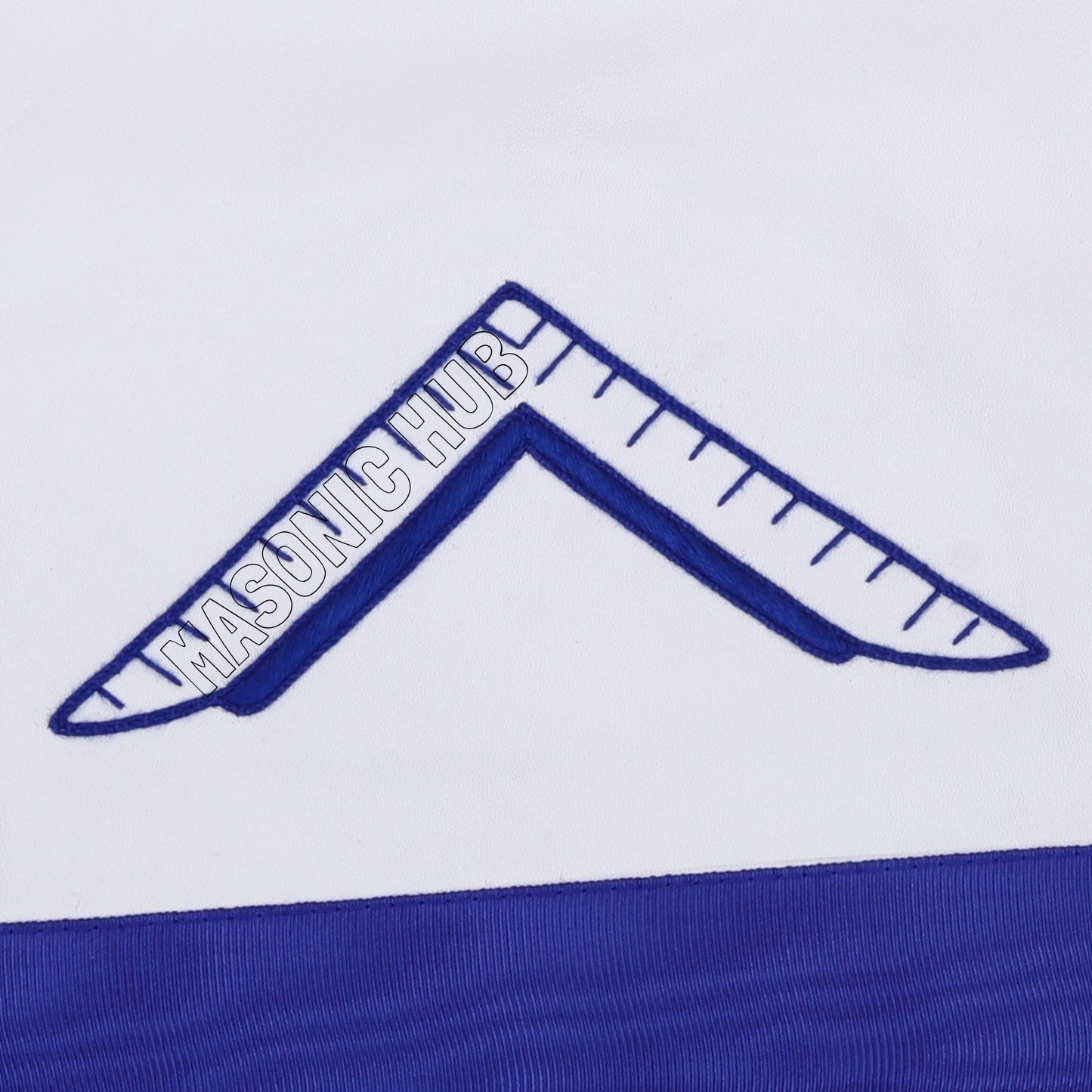 Masonic Worshipful Master Silver Jewel Collar & Embroidered Sheep Apron