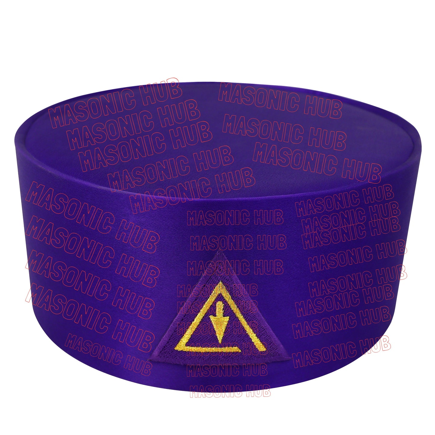 Masonic Royal & Select Master Cap Crown - Purple Color Freemason Regalia Hat