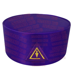Masonic Royal & Select Master Cap Crown - Purple Color Freemason Regalia Hat Masonic Hub