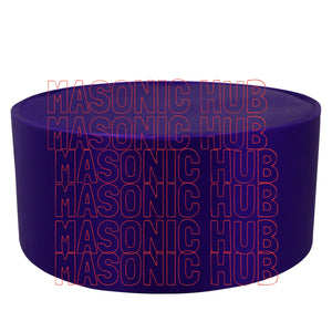 Masonic Royal & Select Master Cap Crown - Purple Color Freemason Regalia Hat Masonic Hub