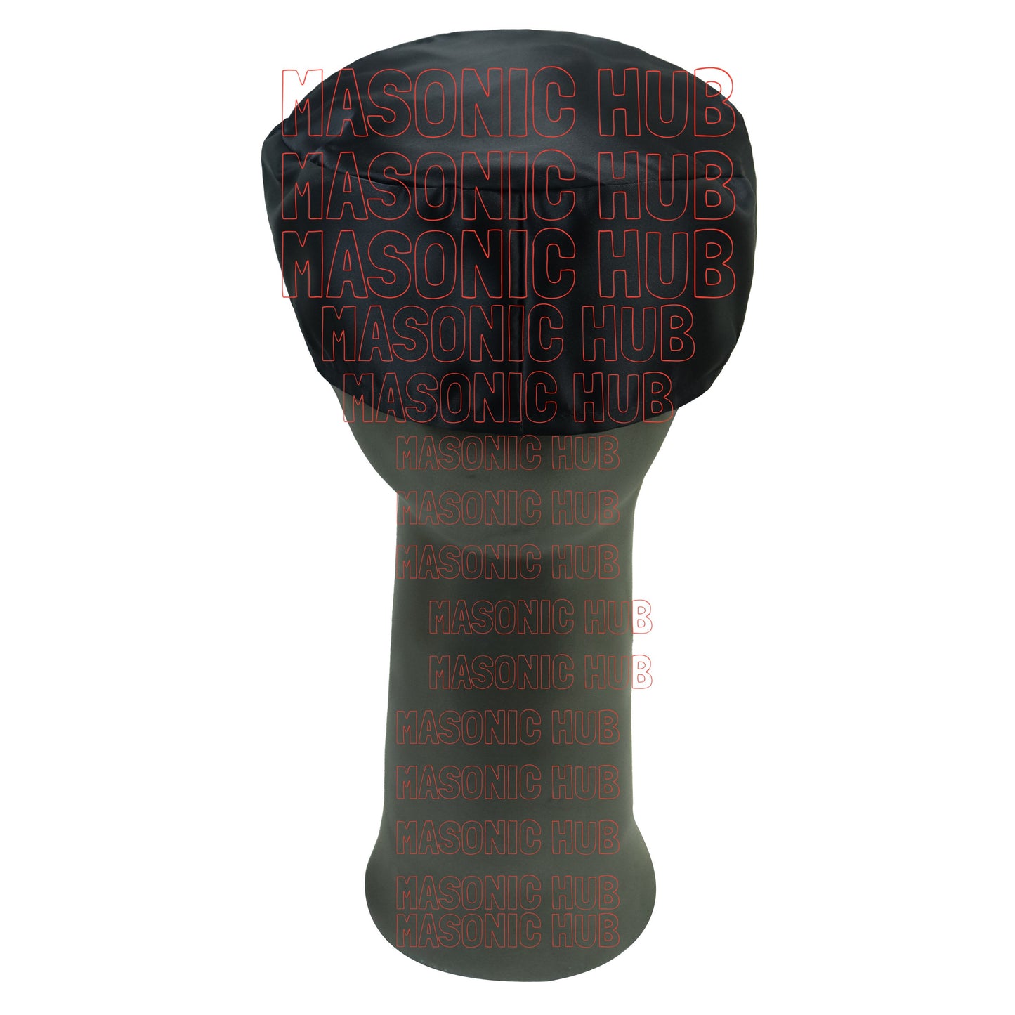 Royal Arch Masons Black Soft Cap with Royal Arch Emblem - Freemason Regalia Hat