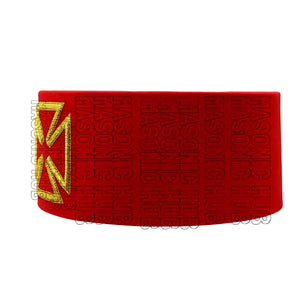 Masonic Knight Templar Purple Grand Prior Cap – Precision Craftsmanship Masonic Hub