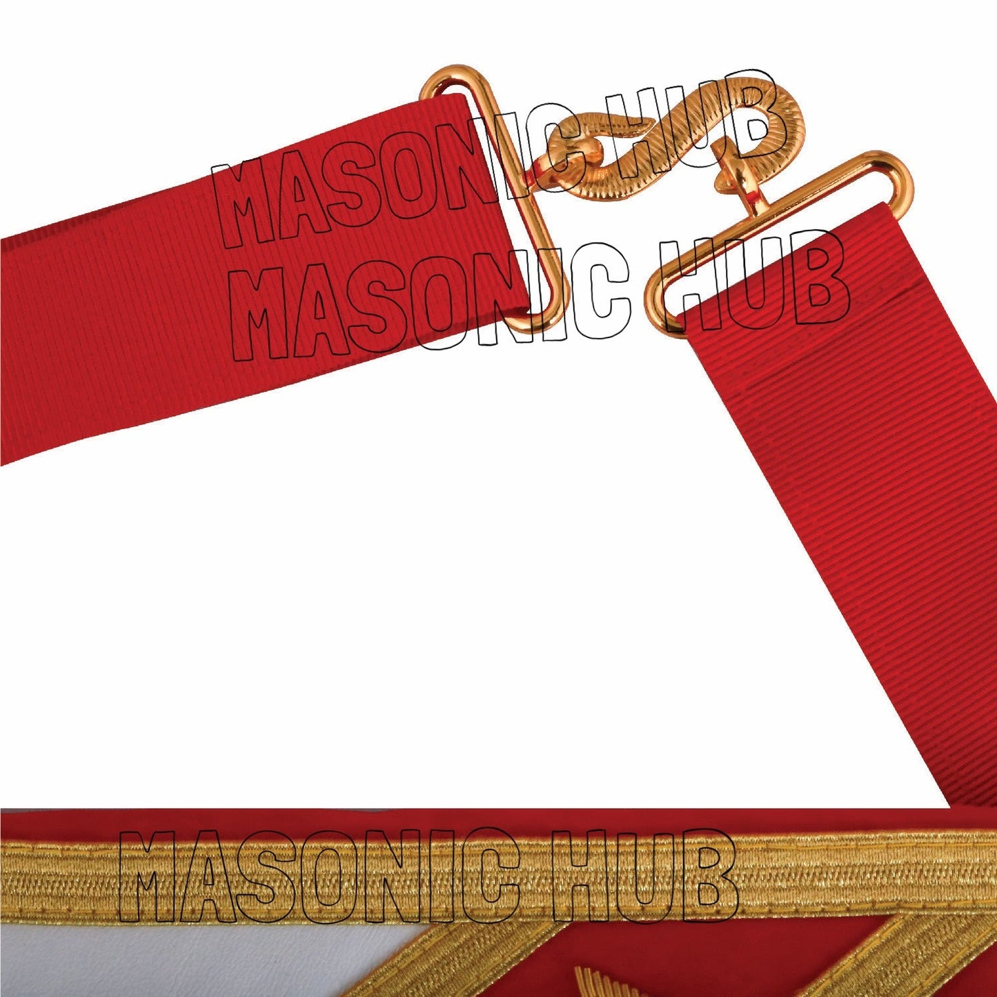 Luxury Handmade Lambskin Apron | Royal Arch Past High Priest (PHP) Grand Chapter