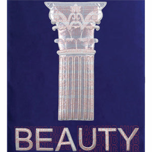 Handcrafted Velvet Masonic Blue Lodge Pedestal Covers with Pillars– Set of Three My Store