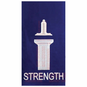 Handcrafted Velvet Masonic Blue Lodge Pedestal Covers with Pillars– Set of Three My Store