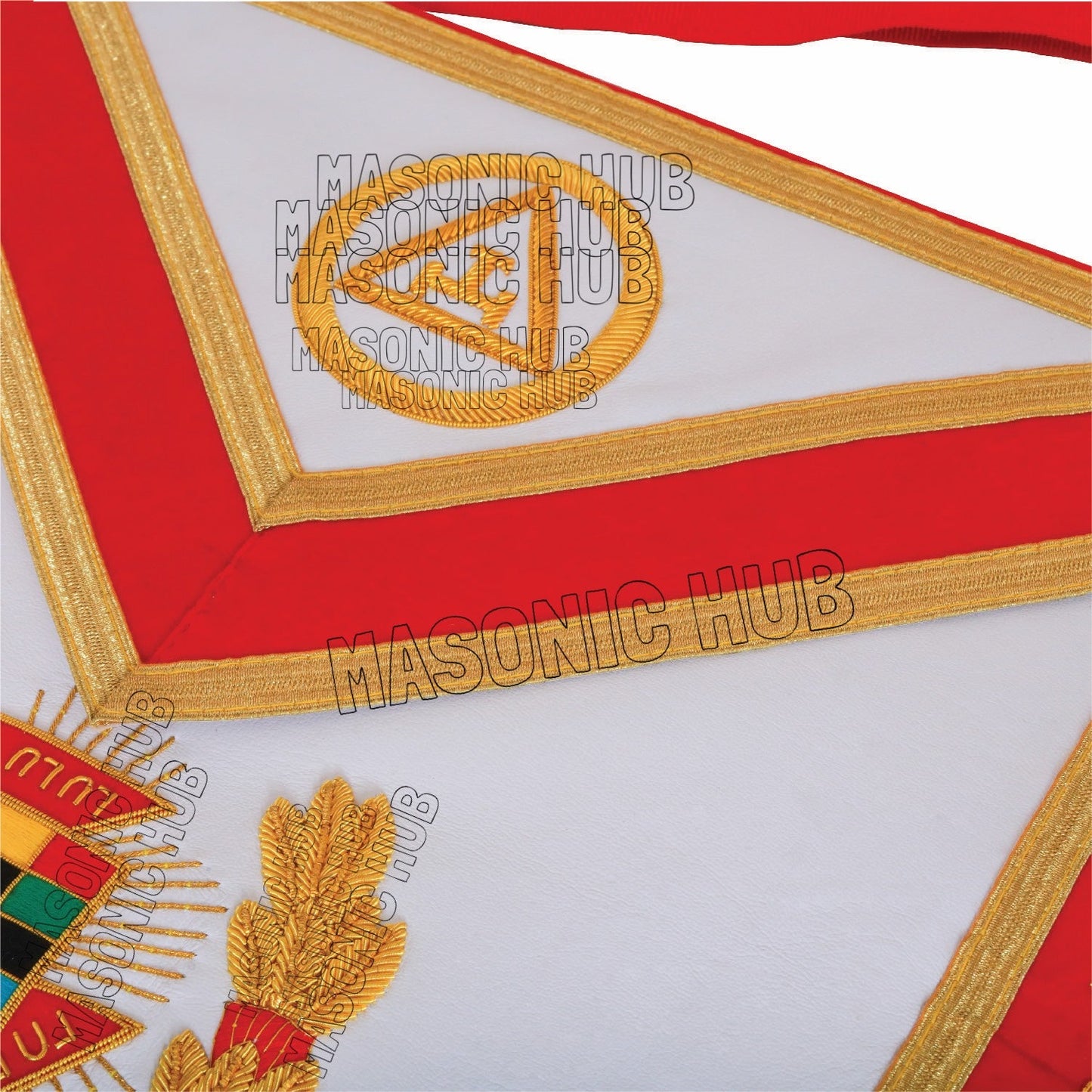 Luxury Handmade Lambskin Apron | Royal Arch Past High Priest (PHP) Grand Chapter