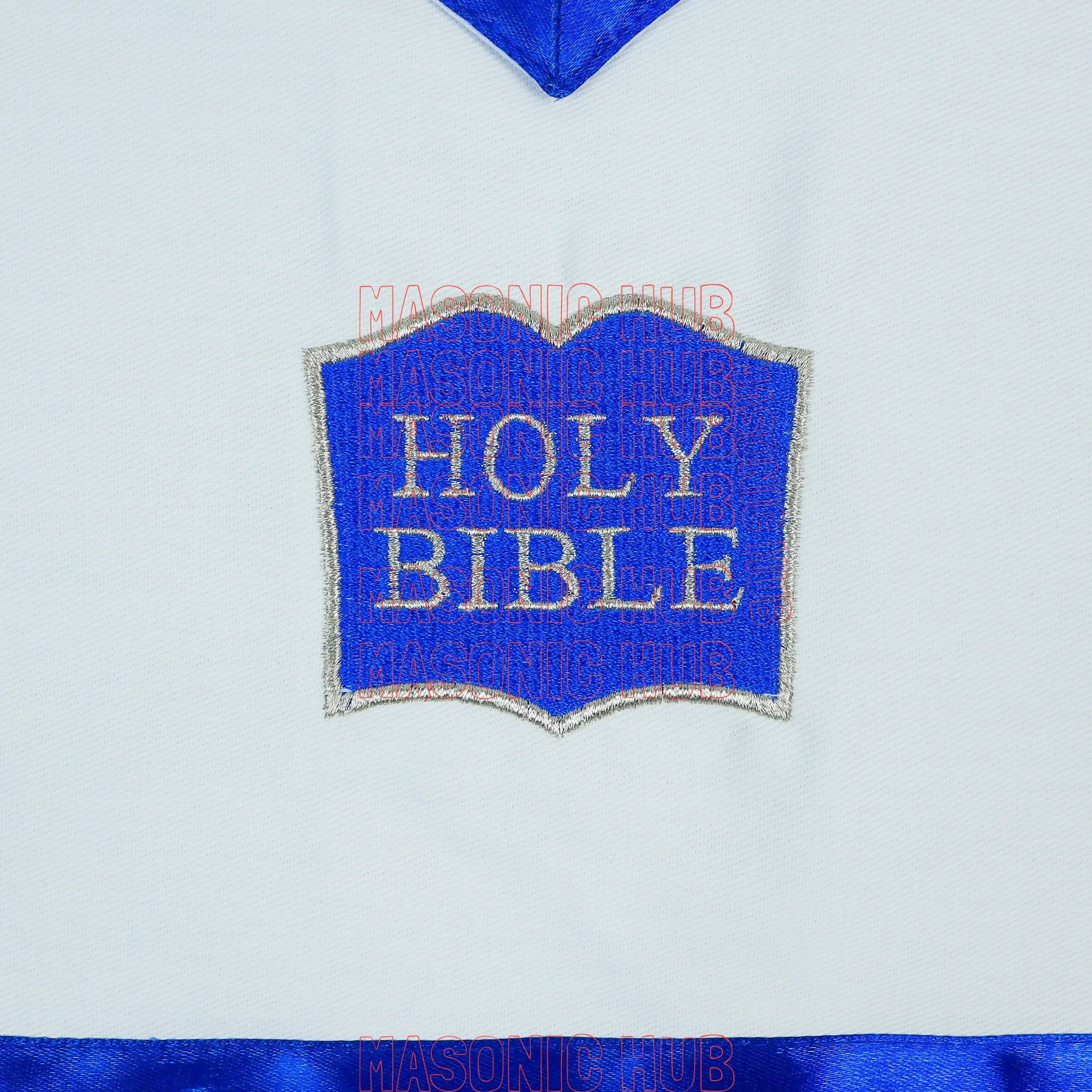 Masonic Regalia Blue Lodge Officer CHAPLAIN Apron Cotton Machine Embroidered My Store