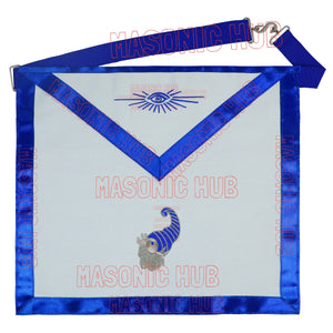 Masonic Regalia Blue Lodge Officer Senior Steward Cotton Aprons - Freemason Fraternity My Store