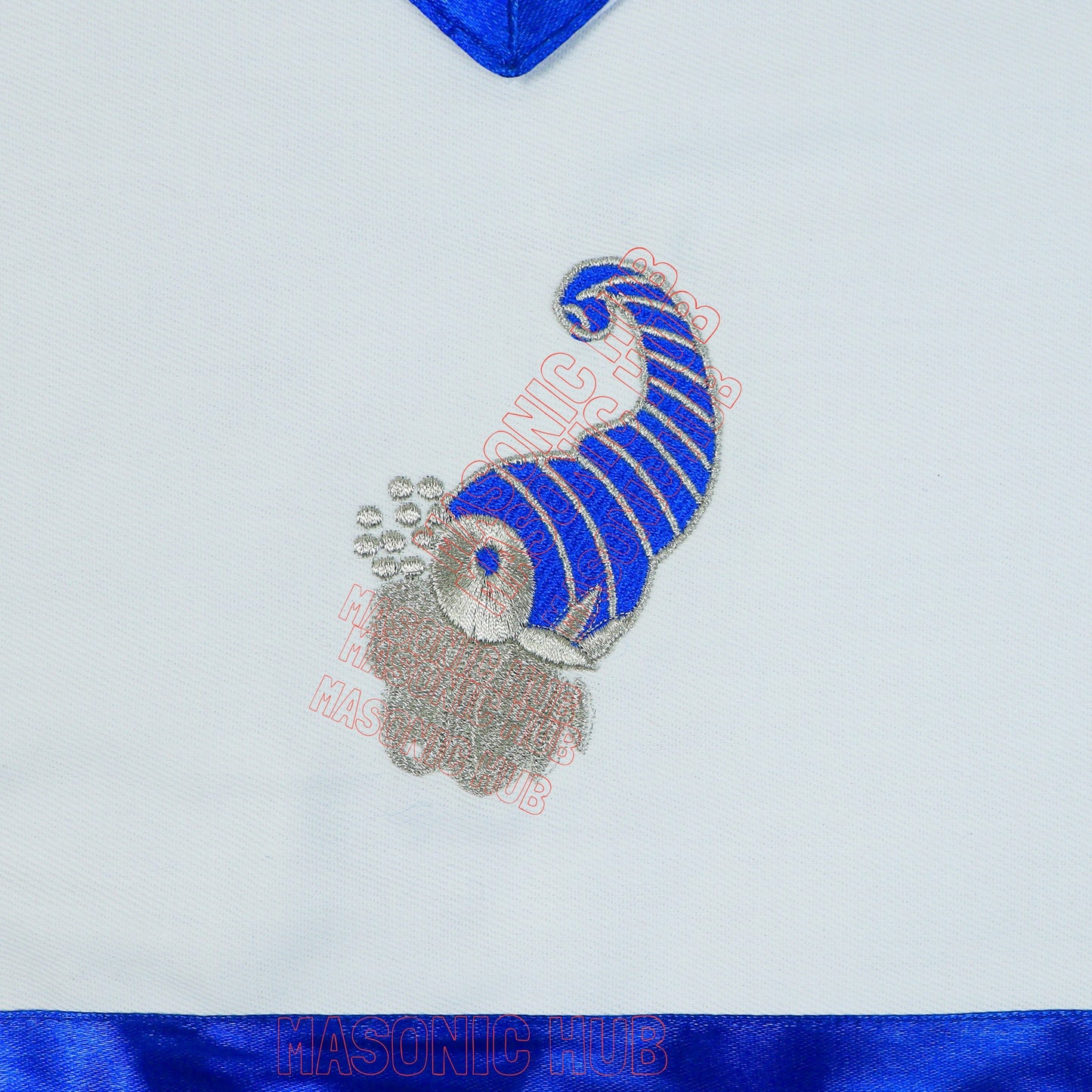 Masonic Regalia Blue Lodge Officer Senior Steward Cotton Aprons - Freemason Fraternity