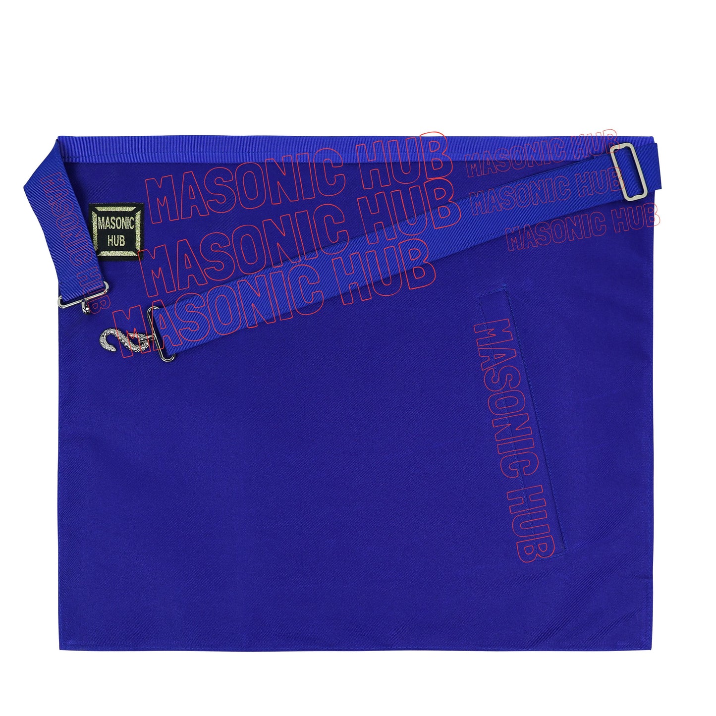 Masonic Blue Lodge Worshipful Master Apron Set with Chain Collar & Gloves – Officer Regalia