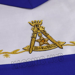 Handcrafted Masonic Scottish Rite AASR 14th Degree Apron – Perfect Elu Degree Regalia Masonic Hub