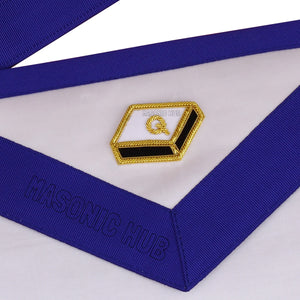 Handcrafted Masonic Scottish Rite AASR 14th Degree Apron – Perfect Elu Degree Regalia Masonic Hub