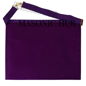 Allied Masonic Degree (AMD) Superintendent Apron – Handmade 100% Lambskin Masonic Hub