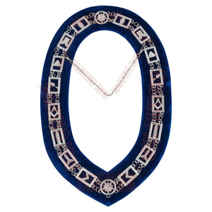 Masonic Blue Lodge Senior Warden Apron Set with Chain Collar & Gloves – Officer Regalia Masonic Hub