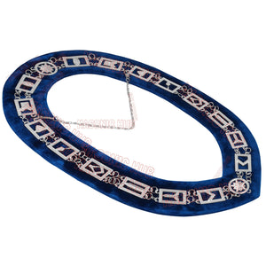 Masonic Blue Lodge Officers Working Tools lot of 12 Chain Collars + Free Jewels Masonic Hub