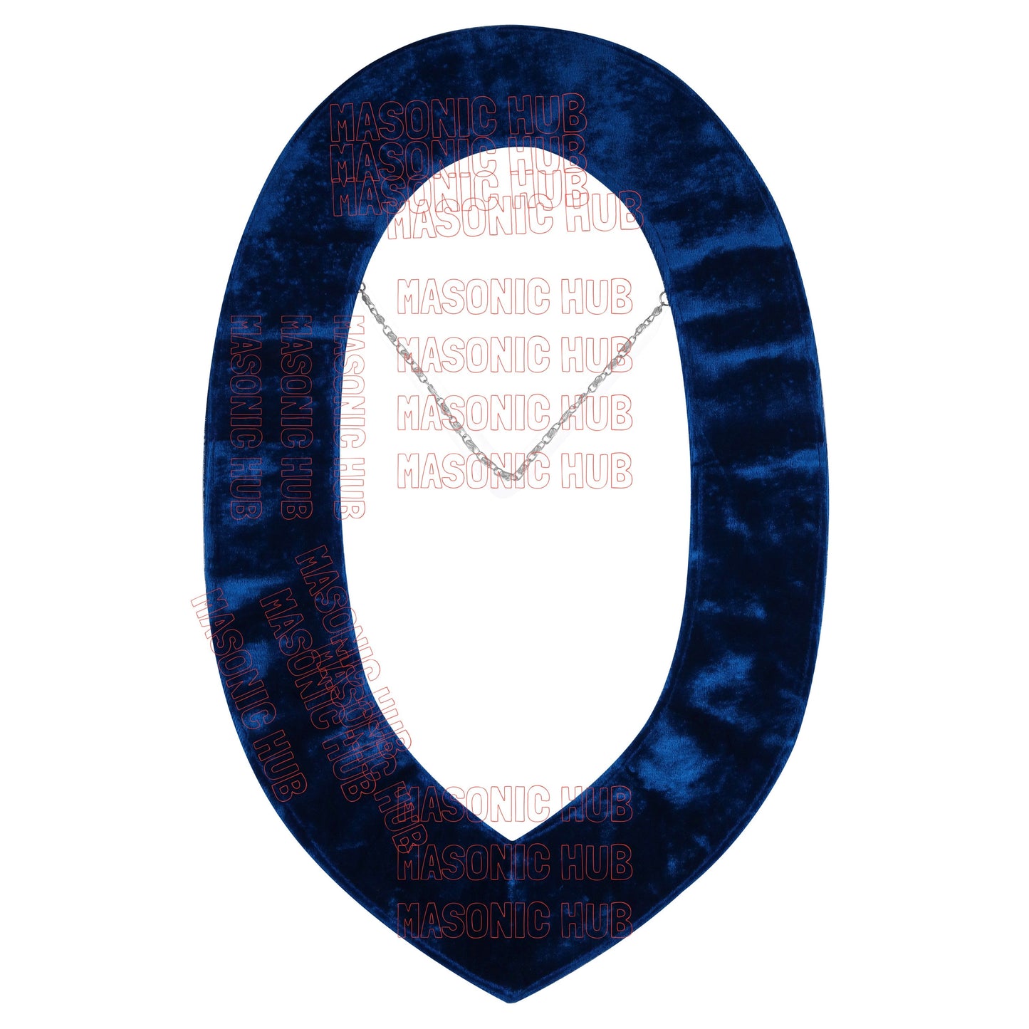 Master Mason Masonic Regalia Lambskin Apron & Chain Collar - Hand Embroidered
