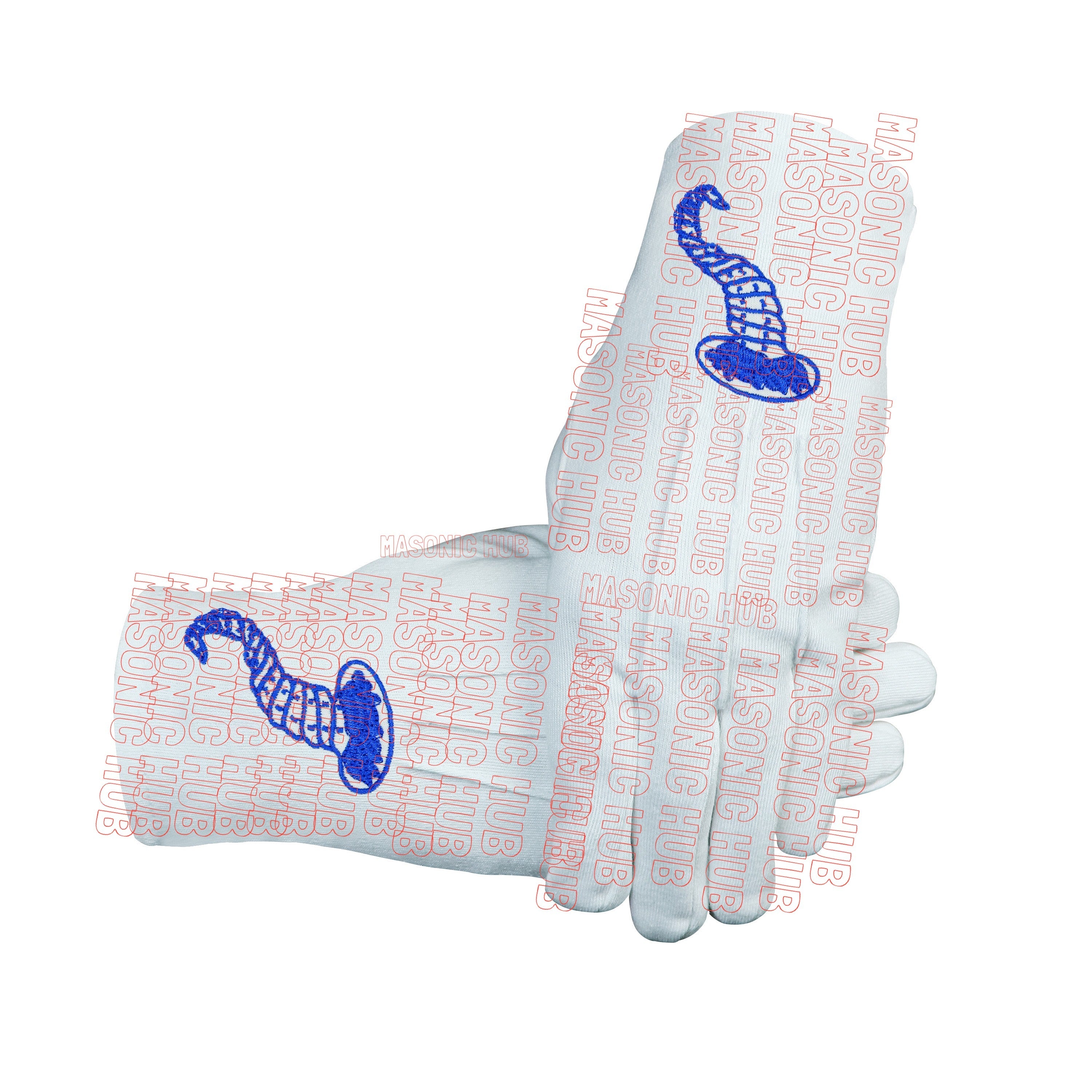 Masonic Junior Steward Apron Set with Chain Collar & Gloves - Blue Lodge Officer Regalia Masonic Hub