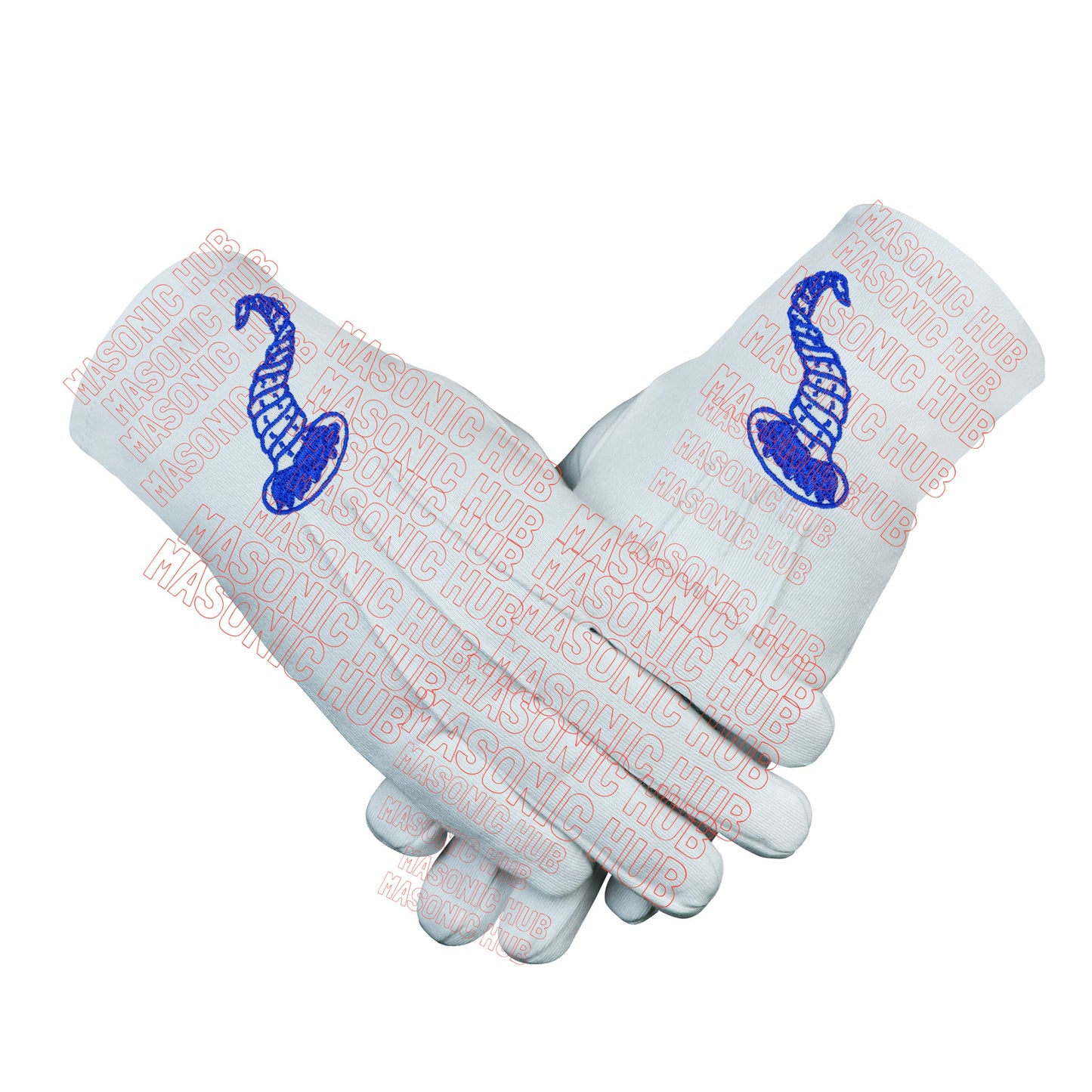 Masonic Junior Steward Apron Set with Chain Collar & Gloves - Blue Lodge Officer Regalia