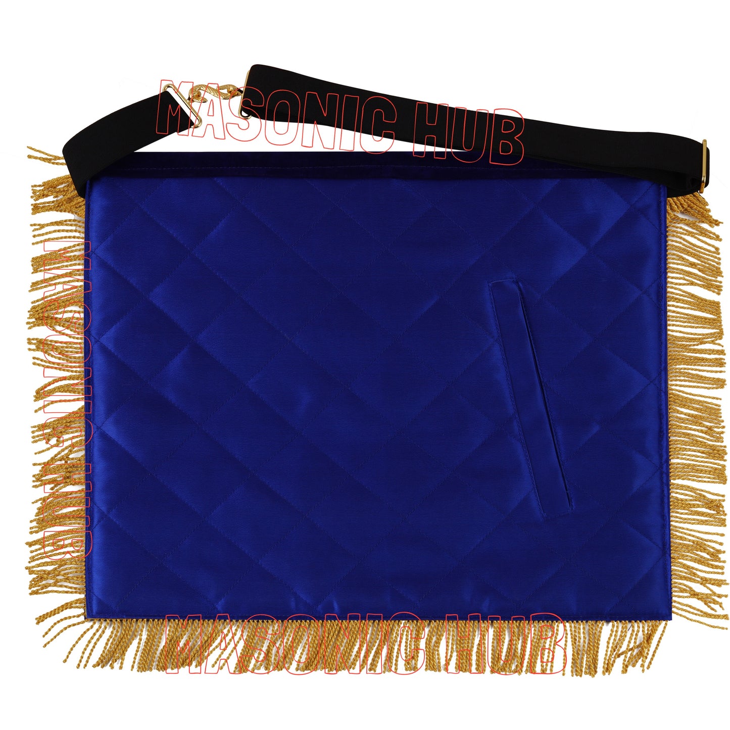 Masonic Custom Past Master Apron – Hand-Embroidered 100% Lambskin
