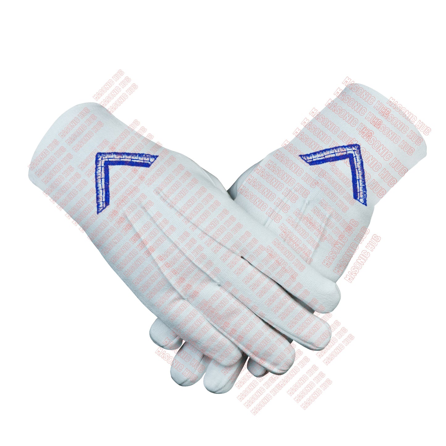 Masonic Blue Lodge Worshipful Master Apron Set with Chain Collar & Gloves – Officer Regalia