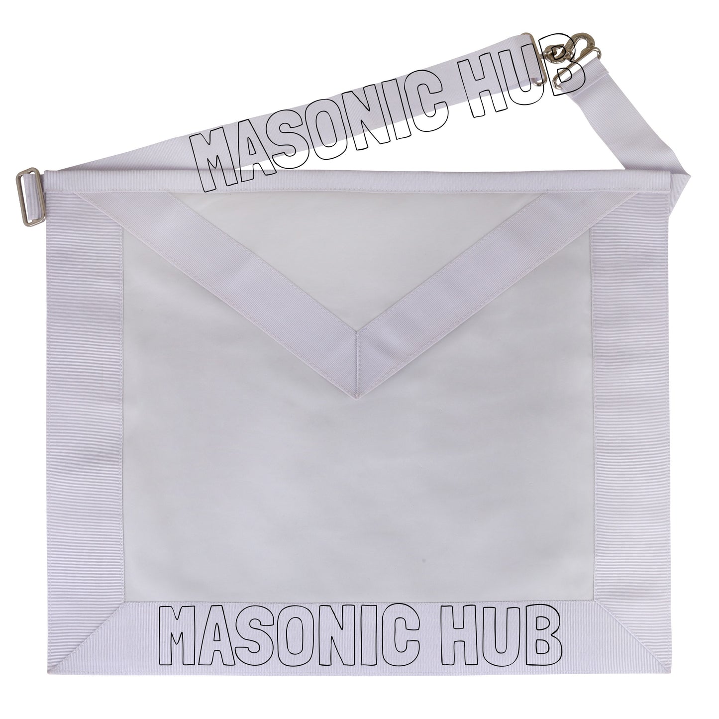 Masonic Candidate / Entered Apprentice Apron – All White