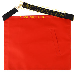 RAM Past High Priest 100% Lambskin Apron – Handmade Royal Arch Masonic Regalia Masonic Hub