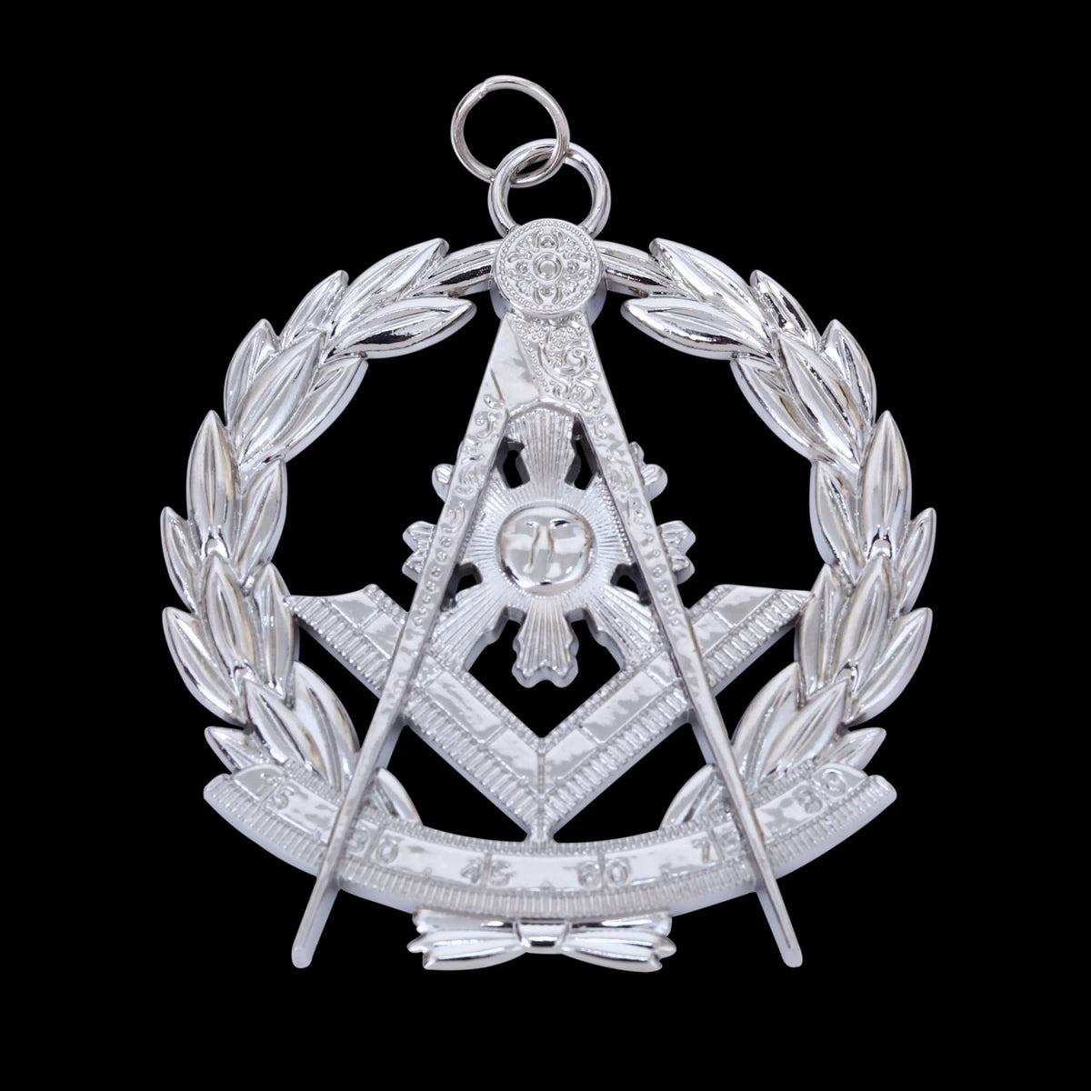 Grand Past Master Masonic Chain Collar Jewel – Silver Freemason Regalia (GPM/GPMS) Masonic Hub