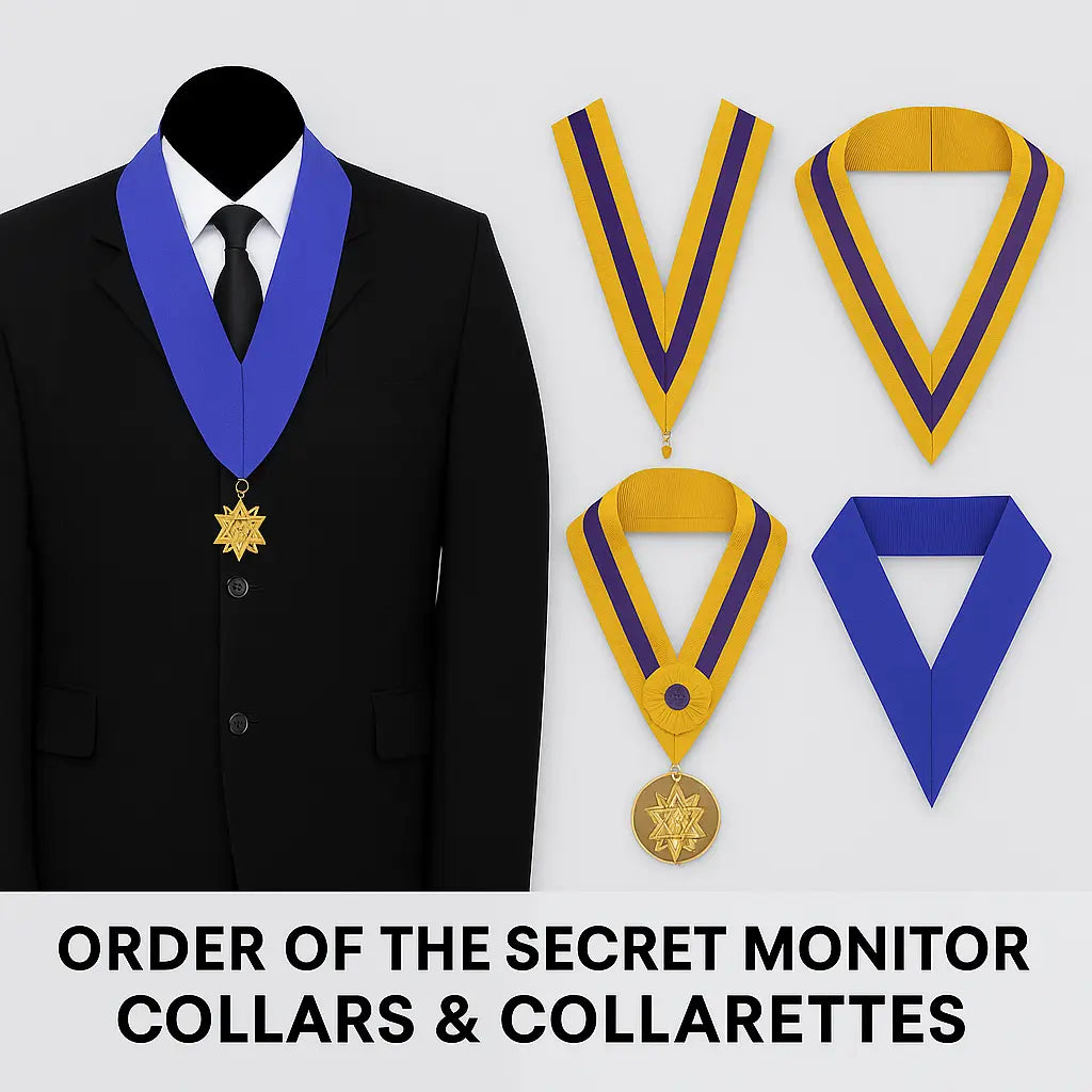 Order-Of-the-Secret-Monitor-Collars-Collarettes Masonic Hub