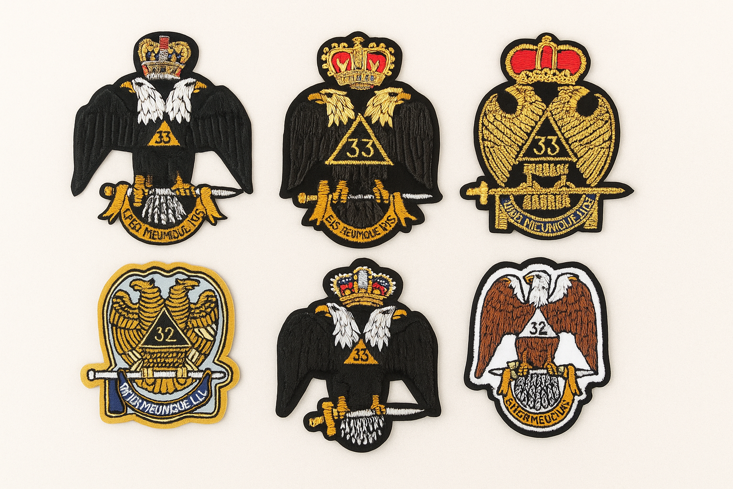 Scottish Rite  Shriner Badges & Patches