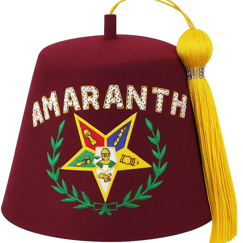 Order of the Amaranth Fez Hat