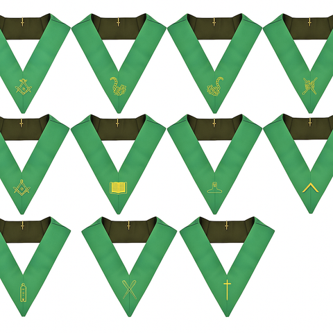 Cerneau Rite Officer Collars & Collarettes