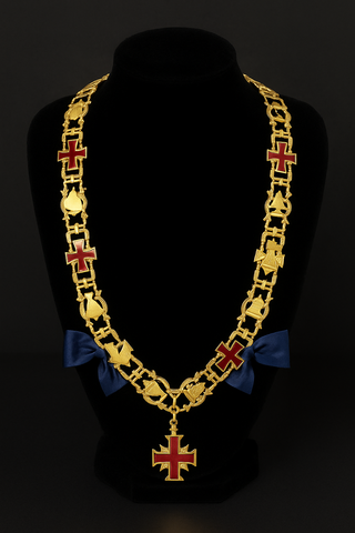 Red Cross of Constantine Chain Collars