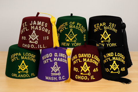 International Masonic Fez Hat