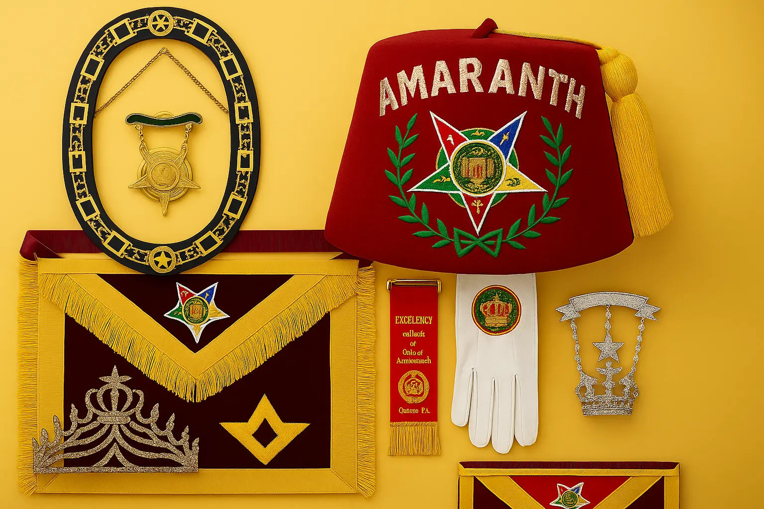 Order-of-the-Amaranth-Regalia Masonic Hub