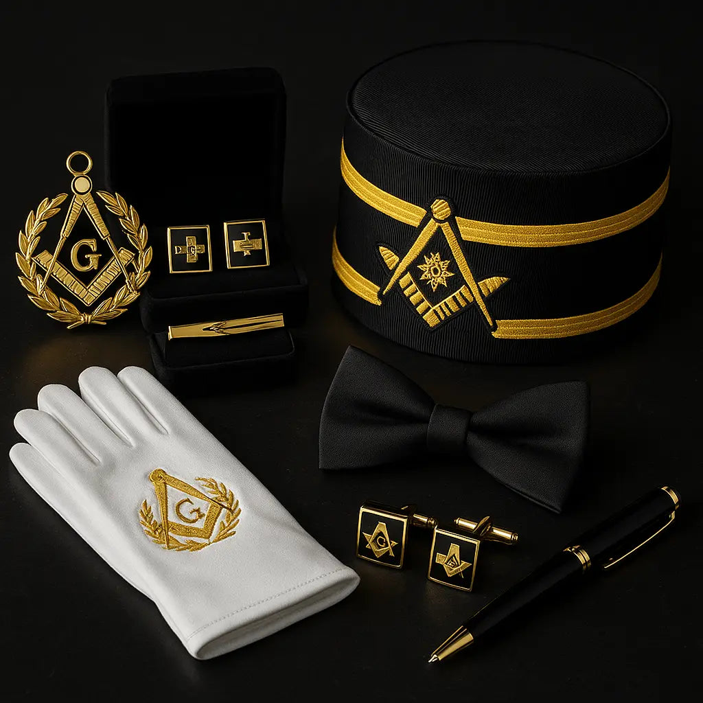 PM-Accessories-sashes-jewel-cases-Collars Masonic Hub