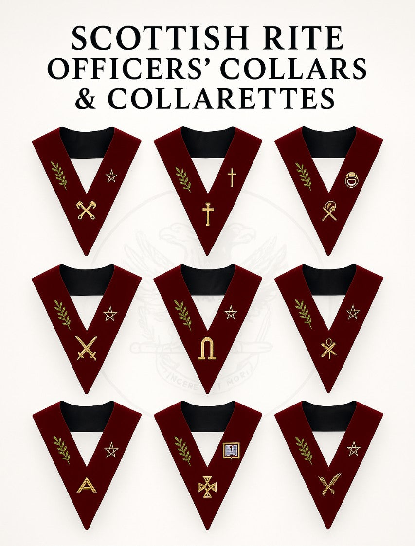 Scottish Rite Officers Collars & Collarettes