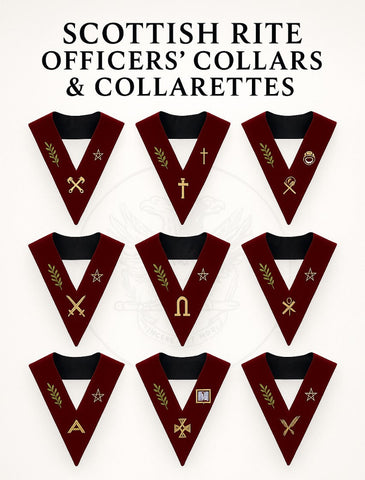 Scottish Rite Officers Collars & Collarettes