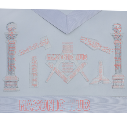 Handcrafted Lambskin Apron Masonic Master Mason Working Tools for Freemasonary