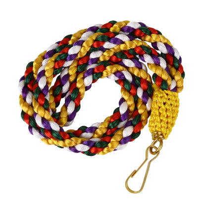 OES Five-Color Silk Jewel Neck Cord – Order of the Eastern Star Regalia – Handmade