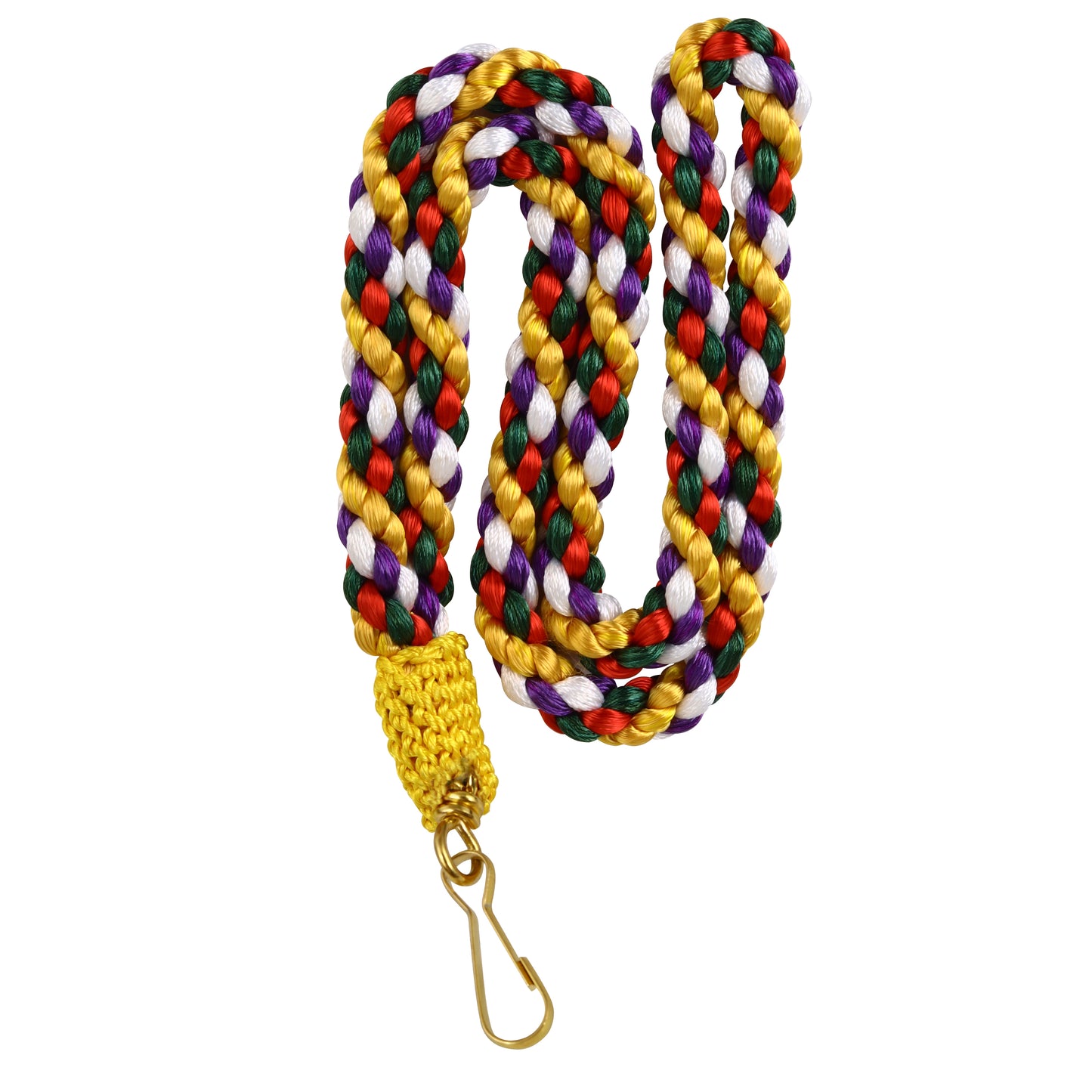 OES Five-Color Silk Jewel Neck Cord – Order of the Eastern Star Regalia – Handmade