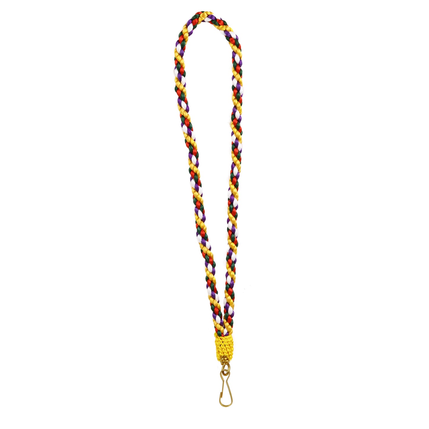 OES Five-Color Silk Jewel Neck Cord – Order of the Eastern Star Regalia – Handmade