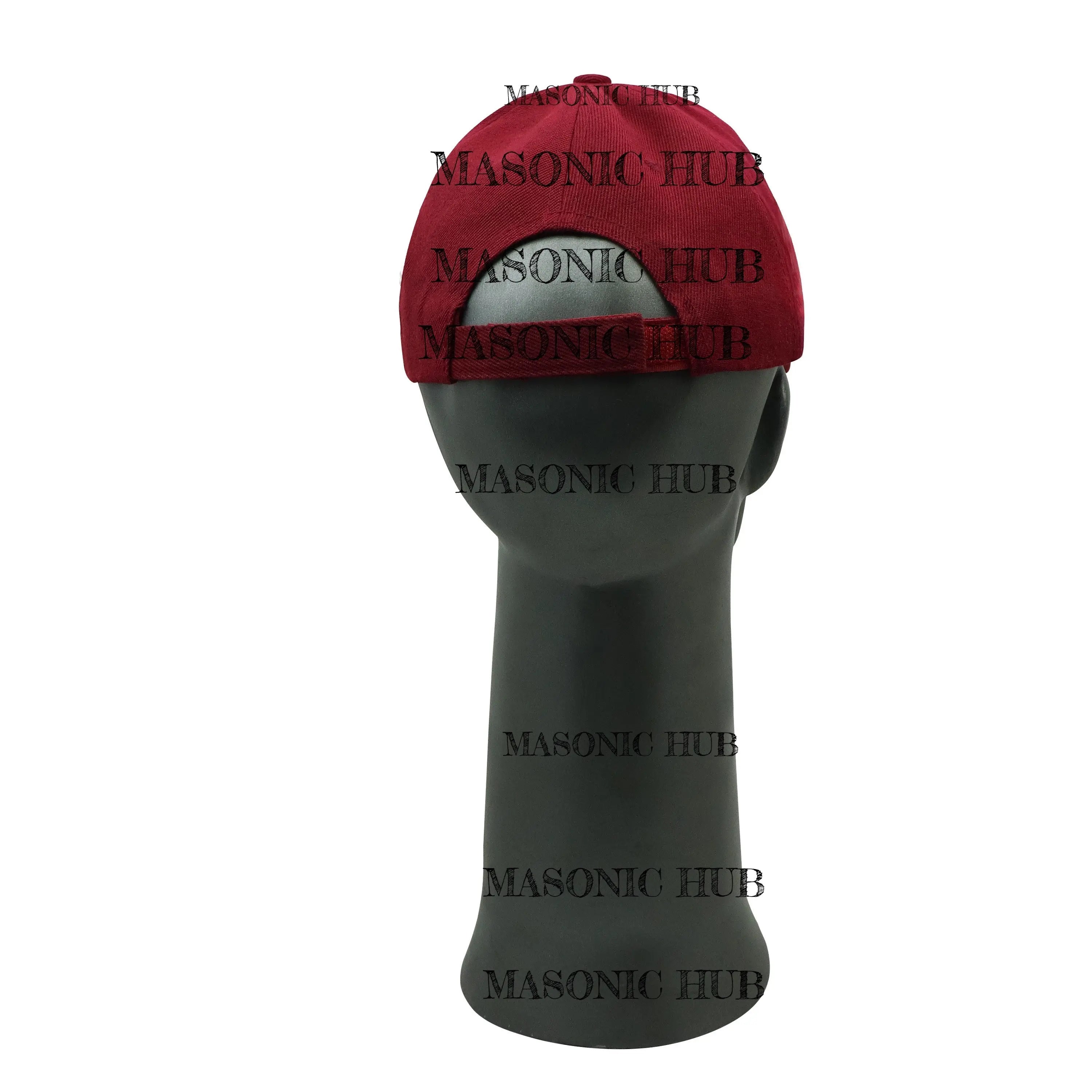 Shriner Masonic Maroon Handmade Cap –Gold Tassel, Embroidered Jewel & Adjustable My Store